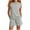 Gray, variant on yillto Girls Summer 2 Piece Outfits Short Sleeve T Shirts Top and Shorts Clothing Tracksuit Sets with Pockets