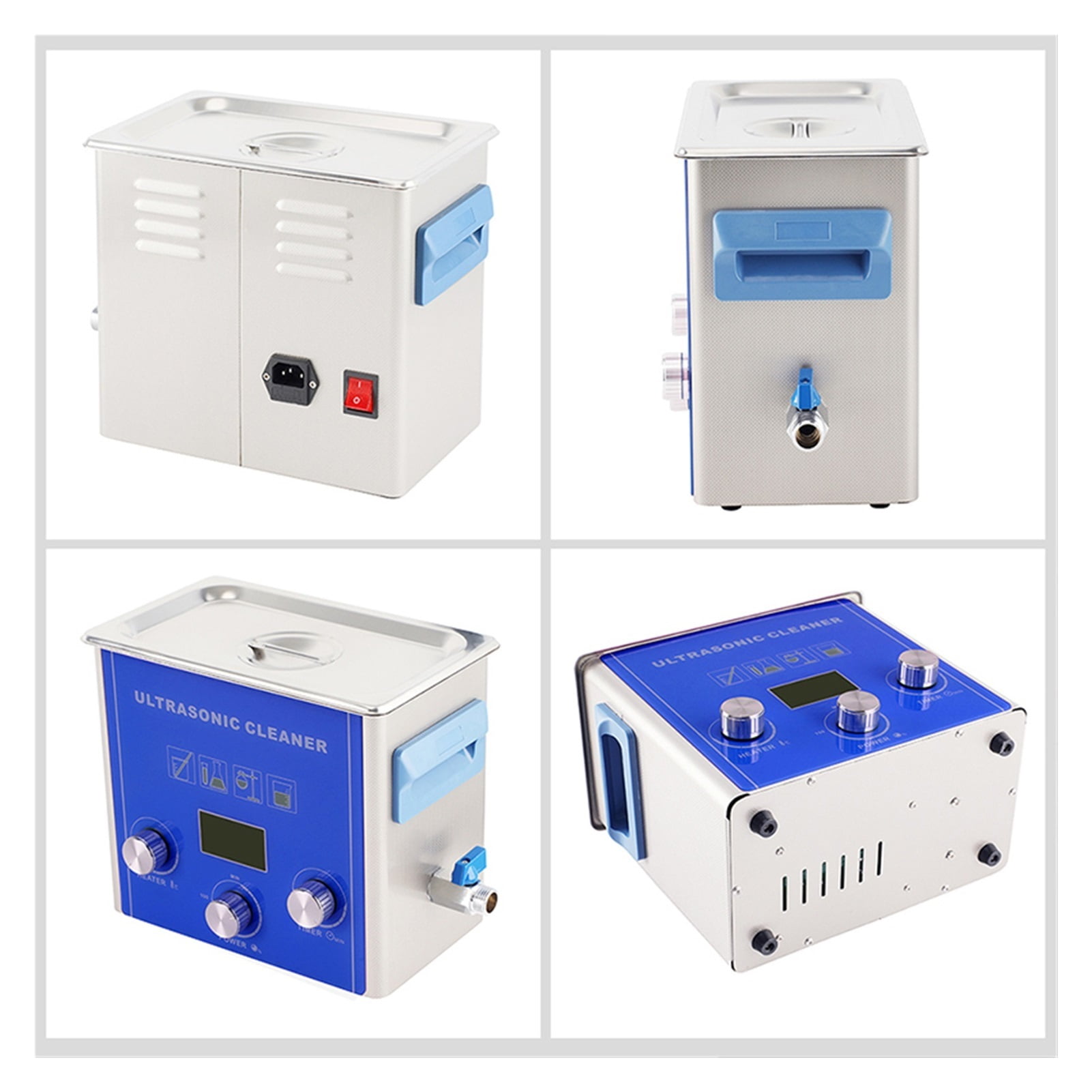 180W Lab Ultrasonic Cleaner 6L PCB Hardware Ultrasound Bath Screw Nail Oil Rust Remove Spark Ultrason Clean Washer Device ,Strong Cleaning