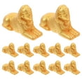 thumbnail image 4 of Dayesque 12-Piece Ancient Egypt Lion Figurine Set for Table Decoration, Fish Ornaments, Home and Office Display, 4 of 8