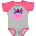 thumbnail image 3 of Inktastic Girl Hippo Girls Baby Bodysuit, 3 of 5