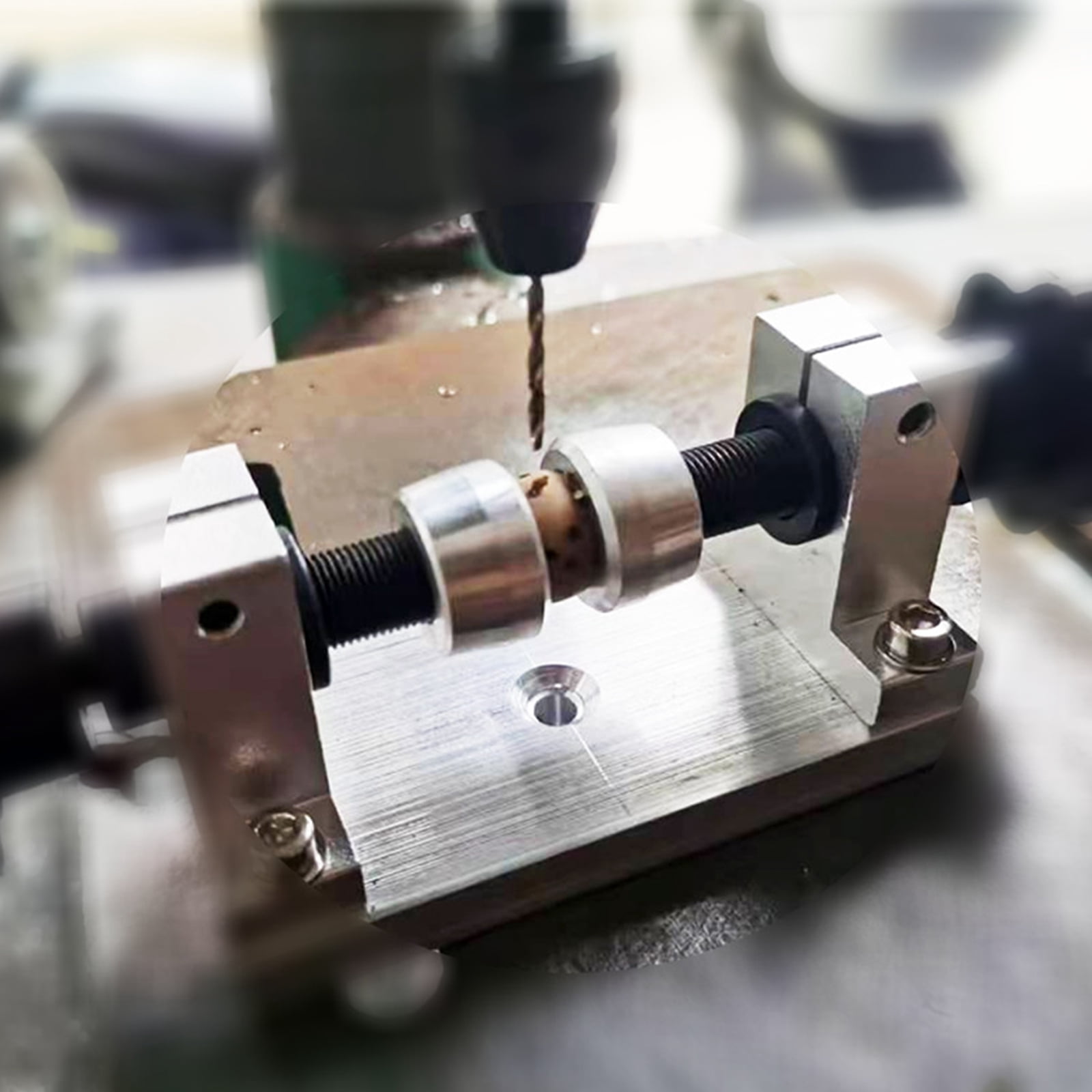 BIBABLYKE Pearls Drilling Machine Beading Polishing Equipment Powerful Amber Holing Device Jewelry Making Tool