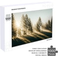 thumbnail image 4 of Forest Puzzle Jigsaw Puzzle 1000 Pieces for Adults, Wooden Jigsaw Nature Puzzles, 30"x20" Large Puzzle, Premium Jigsaw Wooden Puzzle for Family Party Holiday - Each Piece is Unique, 4 of 8
