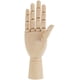 thumbnail image 1 of Modelo de mano de madera Escultura de mano Maniquí de madera Mujer Artista corporal Modelo articulado articulado (10 pulgadas derecha), 1 of 5