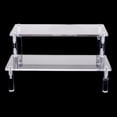 thumbnail image 3 of Tier Acrylic Rack Perfume Makeup Organizer Shelves Showcase 2 Ladder, 3 of 6