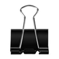 thumbnail image 3 of 12 black clips, each clamped tightly, smooth and sturdy clips, small clips, 3 of 7