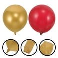 thumbnail image 5 of Mixtlocalior 150pcs Stylish Latex Balloons Elegant Wedding Balloon Decoration Valentine's Day Balloons Party Supplies for Home Festival (Red + Golden), 5 of 6