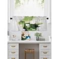 thumbnail image 5 of Valances for Windows Abstract Minimalist Rod Pocket Cafe Window Treatments Valance Curtains for Kitchen Bathroom Laundry Basement Windows 56"x16", 5 of 9