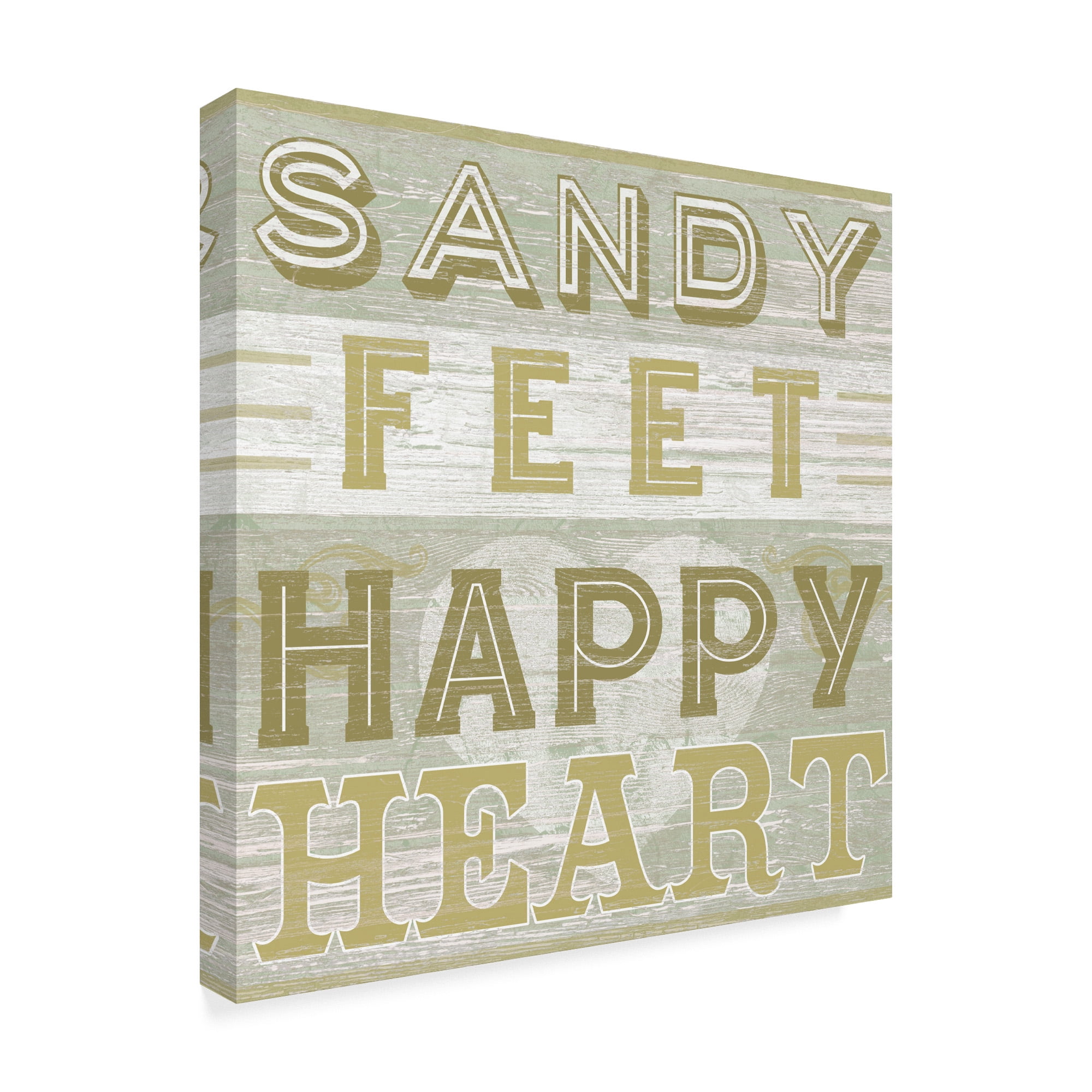 Trademark Fine Art 'A Little Beachy III' Canvas Art by June Erica Vess