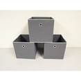 thumbnail image 6 of PromanProducts ST16720 Fabric Bin - Black, 6 of 13