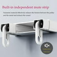 thumbnail image 2 of Double Rail de Rideau, Rail de Plafond pour Rideaux, Rail de Rideau Ultra-Fin, avec Accessoires, Rail Droit en Aluminium pour Maison Hôtel RVs École (Blanc, 12.8 Pieds/390cm), 2 of 7