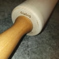 thumbnail image 2 of Classic Rolling Pin, w/handles 2.4" dia. x 12" long, 2 of 5