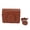Brown, variant on Rupoun Camera Case Fashion PU Leather Protection Bag with Shoulder Strap for Fuji Instax Mini Evo Camera, Portable and Lightweight Accessory, Brown