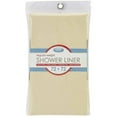 thumbnail image 3 of Bath Bliss Beige Solid Print PVC Shower Liner, 70" x 72", 3 of 3