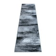 thumbnail image 2 of BizChair Modern Contemporary Runner Area Rug, Grey Black White (2 Feet X 7 Feet, Grey) Runner, 2 of 6