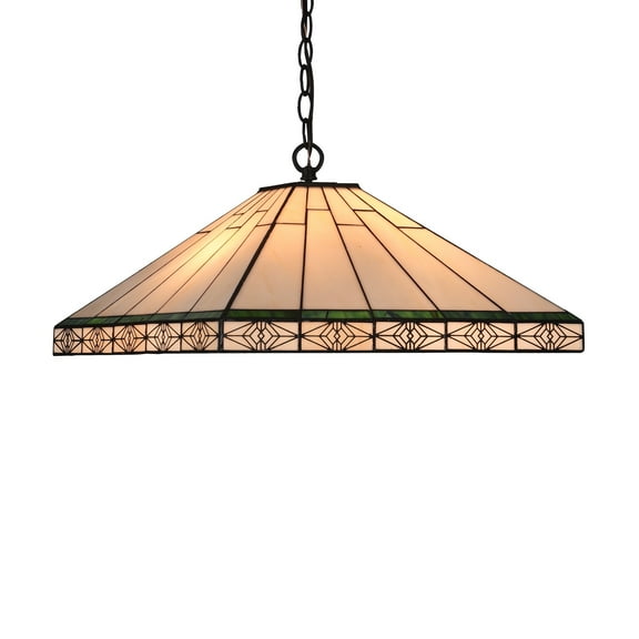 Chloe Lighting 2-light Tiffany Blackish Bronze Pendant