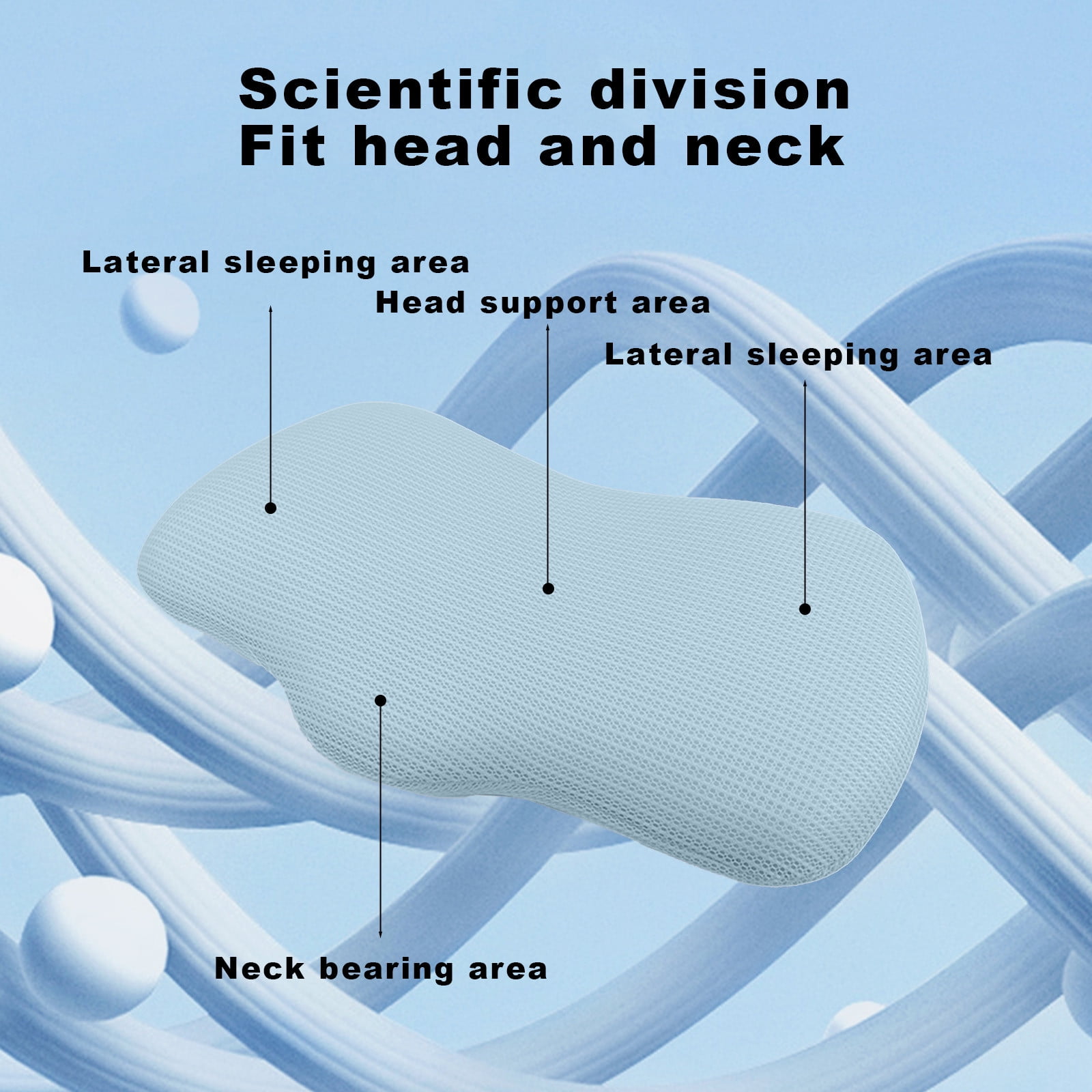 Bdday Pillows Memory Foam Ice Feeling Pillow Knitted Cotton Pillow Suitable for Home Hotel Etc Small Pillows for Sleeping