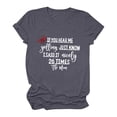 thumbnail image 1 of Camiseta de mujer Camisetas divertidas y lindas de manga corta Camiseta con estampado divertido Camiseta con estampado de letras Tops Blusa Regalo para mujeres OAVQHLG3B Store lin121212, 1 of 3
