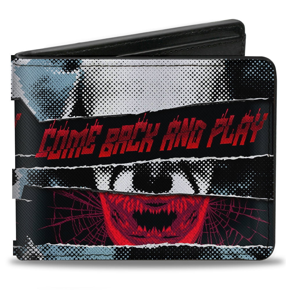 IT Clown Pennywise High quality! Horror Bifold Long Wallets Purse 