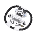thumbnail image 2 of Star Wars Storm Trooper Plush Rope Frisbee Dog Toy, 2 of 7