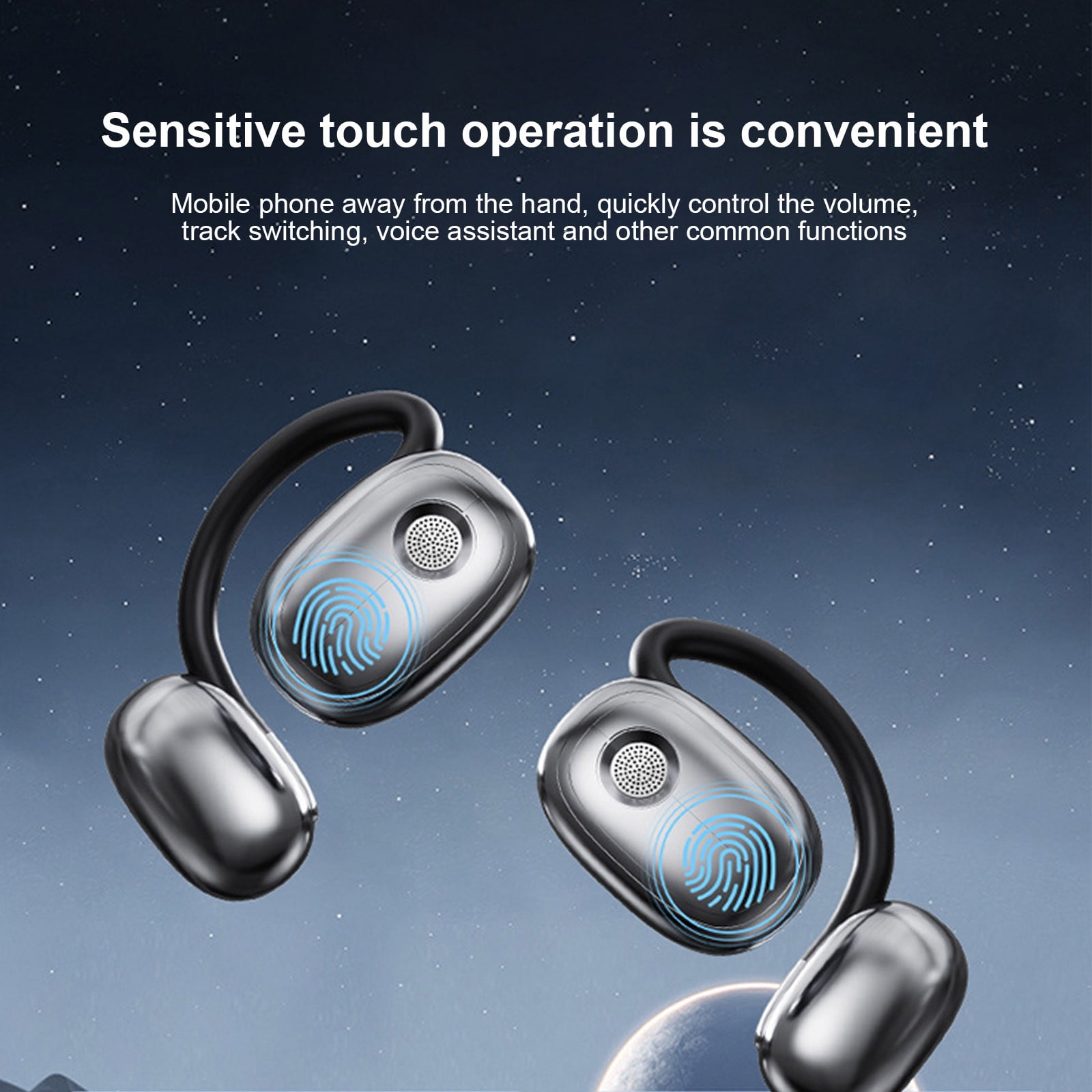 FYTPOV Stylish Translation Earbuds, Ear Buds for Travel Business Office, Ear Buds Wireless Bluetooth, Digital Display Translator Earbuds, Translation Earbuds Real Time, Gifts for Men Women