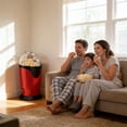 thumbnail image 5 of moolBeko Popcorn Machine, Mini Popcorn Maker, 110V Automatic Popcorn Popper for Home, Electric Hot Air Popcorn Machine for Movie Night, Red Mini Popcorn Maker for Kitchen, 5 of 8