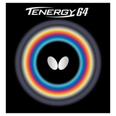 Butterfly Tenergy 64 Table Tennis Rubber, 1.9 mm, Red