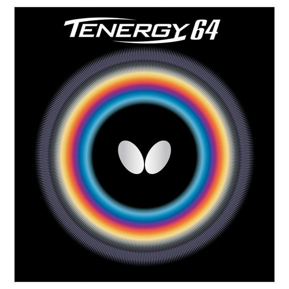 Butterfly Tenergy 64 Table Tennis Rubber, 1.7 mm, Black