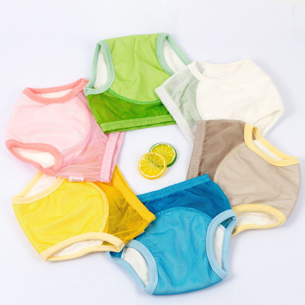 Summer Potty Training Pants Baby Diapers for Kids Mesh Reusable Panties 