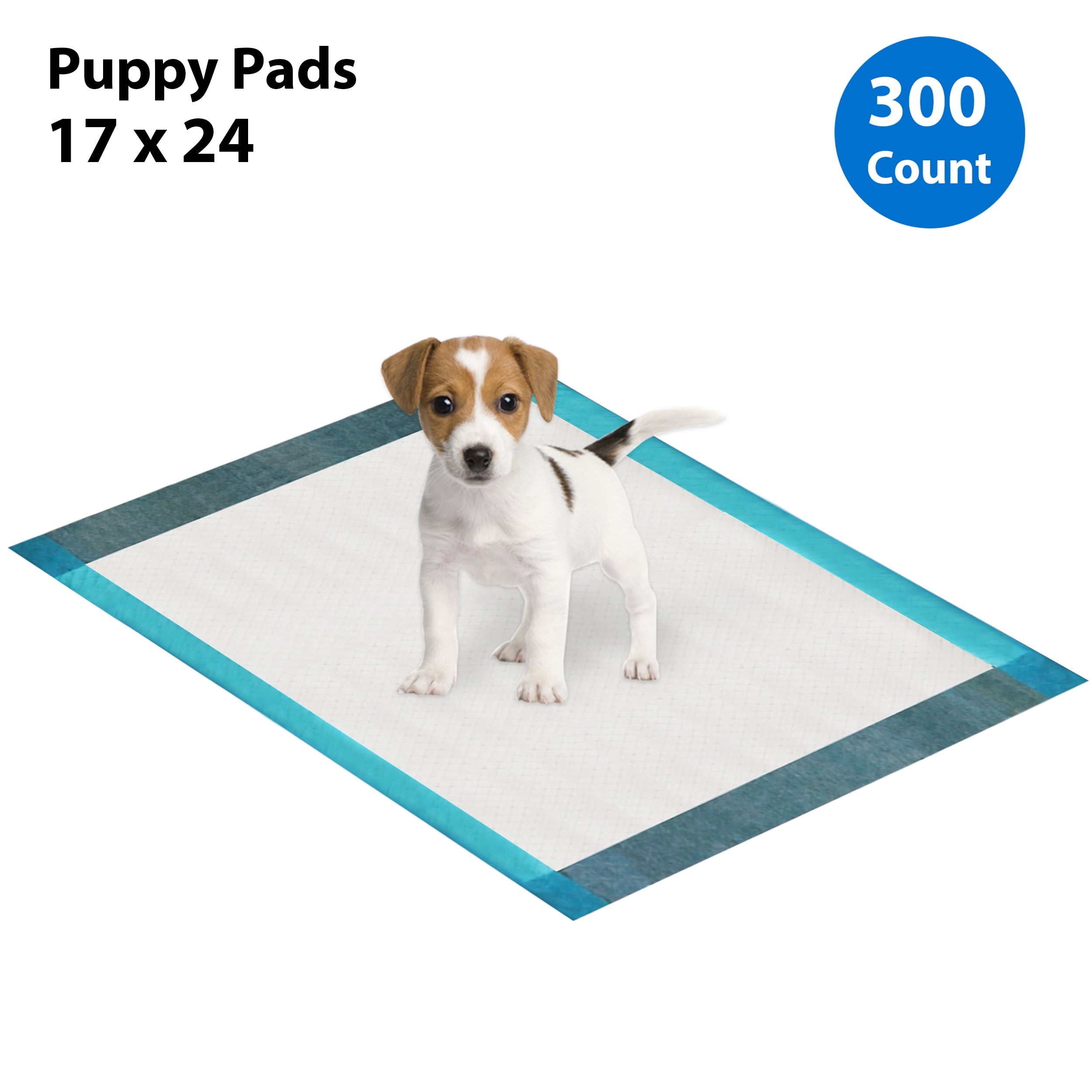 17x24" 300ct Here Wee Go Silver Deluxe Extra Absorbent 3x Puppy Training Pads 