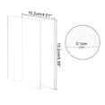 thumbnail image 2 of 20 Sheets Plexiglass Sheet 0.1CM Transparent Acrylic Clear Plexiglass Sheet Panel Rectangle Perspex Transparent Acrylic Board Plastic Board for Picture Photo Frame Glass Replacement - 6" x 4", 2 of 7