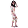 thumbnail image 3 of Moomaya Printed Cotton 3/4 Sleeve Shirt With Capri 2 Piece Nightwear Set Sleepwear For Womens, 3 of 7