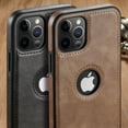 thumbnail image 2 of Casus Logo View Classic Slim Leather Case for iPhone 12 Pro Max - Black, 2 of 9