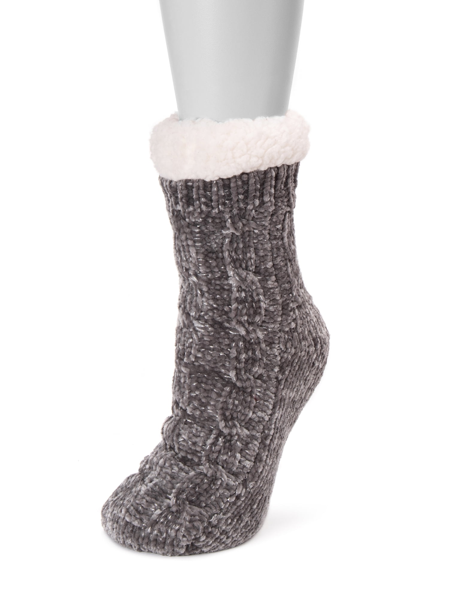 MUK LUKS Women's 1Pair Chenille Cabin Socks