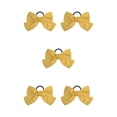 thumbnail image 1 of Bandeau Grand pour Cheveux, Pince à Ressort, Nœud Réglable, Multicolore, Sans Accroc, Porte-Queue, Épingles à Cheveux, Chouchous pour Filles, Jaune, 5Ensemble, 1 of 6