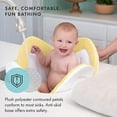 thumbnail image 3 of Blooming Bath Lotus Baby Bath Seat - Sink Baby Bath Insert, Yellow/Gray, 3 of 7