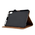 thumbnail image 4 of Feishell Smart Case for iPad 10th Gen 10.9" 2022,Embossed Premium PU Leather Magnetic Closure Folio Flip Holder Card Slots Shockproof Protective Cover with Auto Wake / Sleep,Brown, 4 of 10