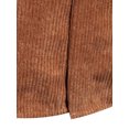 thumbnail image 4 of Fashnice Blouse pour Homme Col à Revers Hauts Chemises Boutonnées Coupe Régulière Tunique de Vacances Chemise Kaki TG, 4 of 9