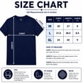 thumbnail image 2 of Plain Crew Neck Short Sleeve T-Shirt for Everyday Wear, Soft Casual Tee, Navy Blue, Medium, 2 of 4