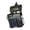 Black, variant on Multiple Pocket Screen Shower Container With Phone Holder For Bathroom Dormitory Travel