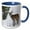 Blue/White, variant on 3drose, White-tail Deer Buck, 11oz Magic Transforming Mug