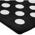 thumbnail image 2 of Milliken Black & White Area Rug Eclipse Nightfall Black Polka Dots Circles 7' 8" x 10' 9" Rectangle, 2 of 5