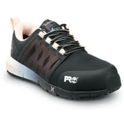Timberland PRO Radius, Women's, Black/Rose Pop, Comp Toe, EH, MaxTRAX Slip-Resistant Work Shoe (9.5 W)