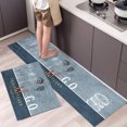 thumbnail image 1 of Kitchen Floor Mat Tableware Pattern Entrance Doormat Bathroom Door Floormat Parlor Anti-slip Antifouling Long Rug Kitchen Rugs Home Decor, 1 of 1