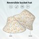 thumbnail image 2 of Fotbe Floral1 Sombrero Tipo Pescador con Estampado – Sombrero de Sol de Algodón de Moda para Playa, Golf, Pesca, 2 of 6