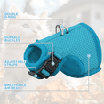 thumbnail image 5 of MoNiBloom Cat Harness for Walking, Escape Proof Soft Adjustable Vest Harnesses for Pet Cats, Easy Control Mesh Breathable, Sky Blue S, 5 of 8
