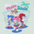 thumbnail image 2 of Sonic The Hedgehog Womens Team Sonic Pastel Adult Short Sleeve T-Shirt, 2 of 3