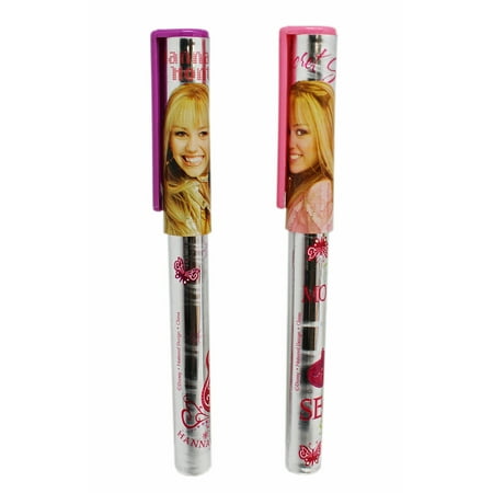 Hannah Montana Apparel - Disney's Hannah Montana Secret Star Pink/Purple Cap Clip Pen Set (2pc)