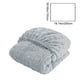 thumbnail image 3 of Protector de colchón térmico de invierno | Sábana bajera ajustable de terciopelo color leche con estampado jacquard | Bordes elásticos de cobertura total para colchones de 5 a 25 cm | Funda de cama, 3 of 6