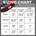thumbnail image 6 of Black Rhino - The Comfort Collar Ultra Soft Neoprene Padded Dog Collar for All Breeds - Heavy Duty Adjustable Reflective Weatherproof (Large, Red/Black), 6 of 7