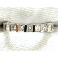 thumbnail image 3 of 2.85CT PRINCESS DIAMONDS ETERNITY RING H/VS 14KT 7.25 CHANNEL SHARING, 3 of 11